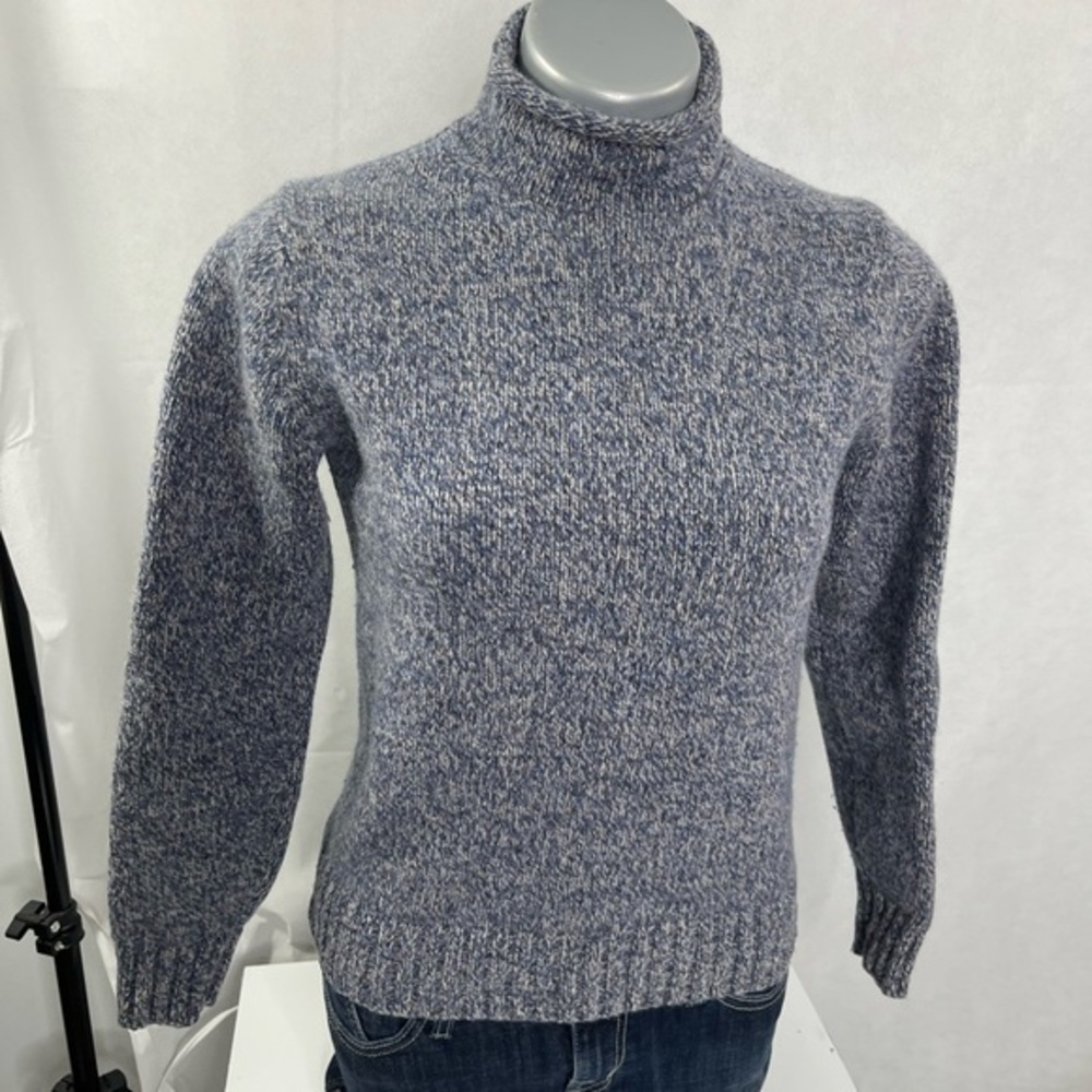 Todd Snyder pure wool women’s Blue high neck Sweater
